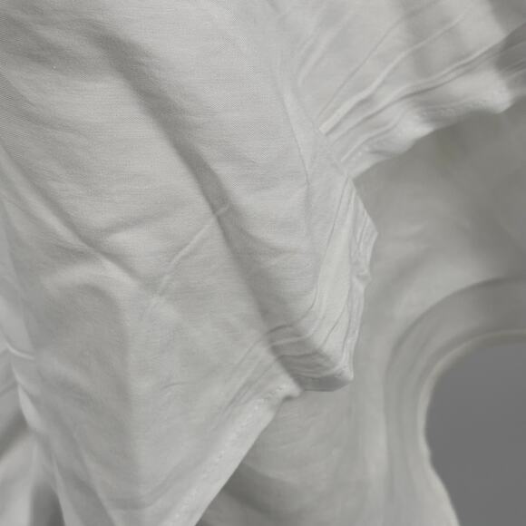 New Dissh Andrea White Linen Midi Dress Womens 12 Maxi Open Back Bridal Party - Picture 10 of 13